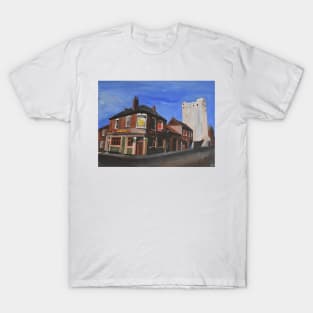 Pub In Hull With Flour Mill Behind T-Shirt